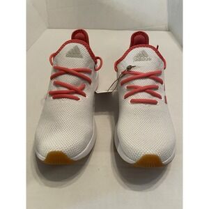 Adidas Originals Cloudfoam Pure 2.0 Shoes Women's US Size 7 White With Orange